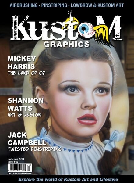 Pinstriping & Kustom Graphics – December 2020-January 2021 English Edition Cover