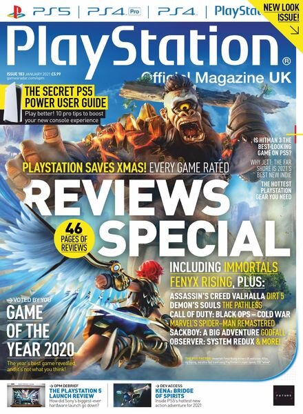 PlayStation Official Magazine UK – January 2021 Cover
