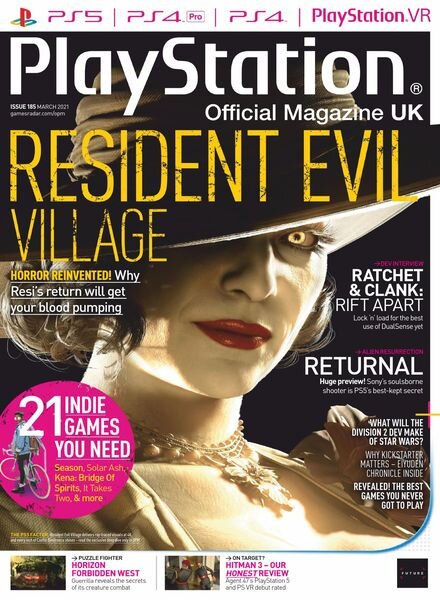 PlayStation Official Magazine UK – March 2021 Cover