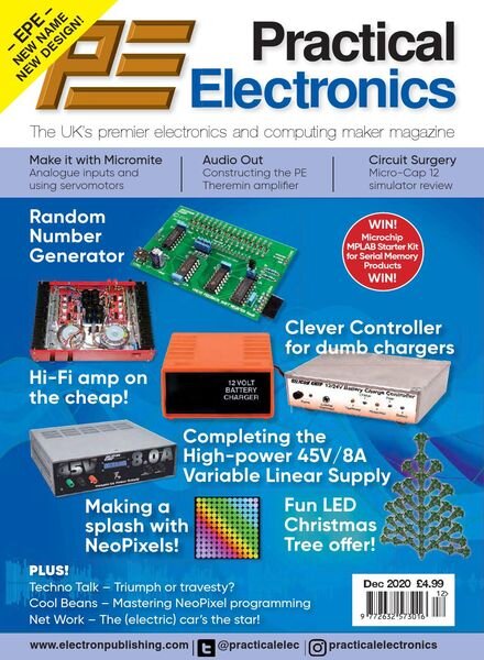 Practical Electronics – December 2020 Cover