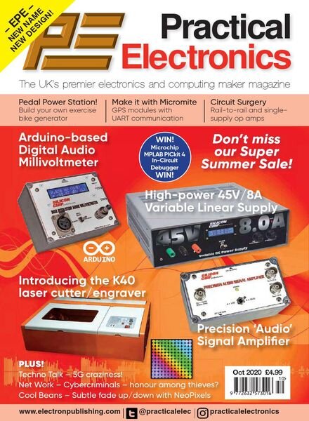 Practical Electronics – October 2020 Cover
