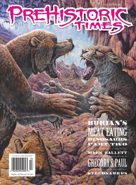 Prehistoric Times – Issue 135 – Fall 2020 Cover