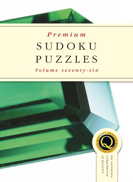 Premium Sudoku – January 2021 Cover