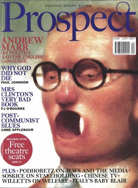 Prospect Magazine – April 1996 Cover