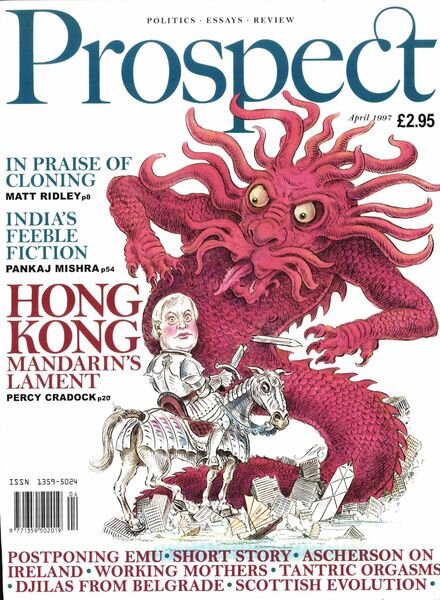 Prospect Magazine – April 1997 Cover