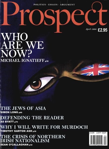 Prospect Magazine – April 1998 Cover