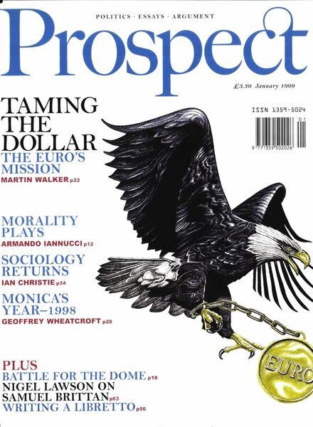 Prospect Magazine – January 1999 Cover