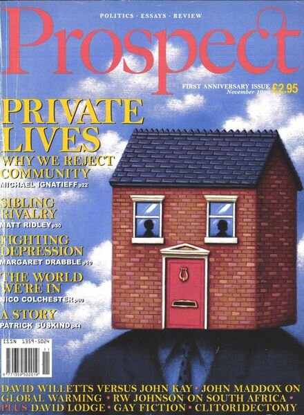 Prospect Magazine – November 1996 Cover