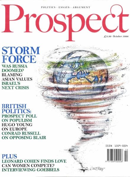 Prospect Magazine – October 1998 Cover