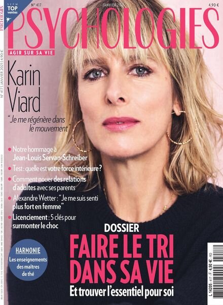 Psychologies France – Janvier 2021 Cover