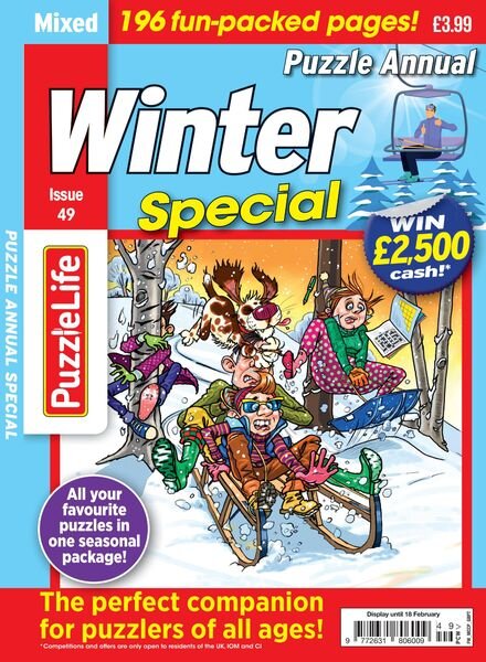 PuzzleLife Puzzle Annual Special – 14 January 2021 Cover