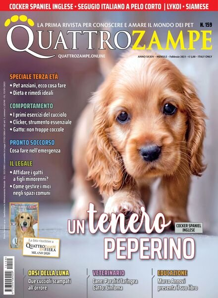 QuattroZampe – febbraio 2021 Cover