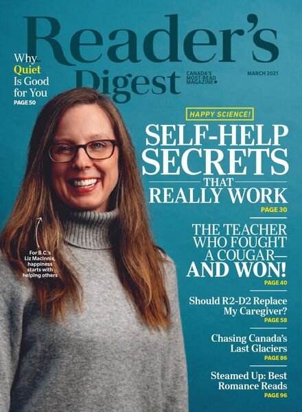 Reader’s Digest Canada – March 2021 Cover