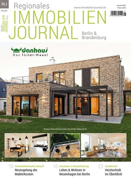 Regionales Immobilien Journal Berlin & Brandenburg – Januar 2021 Cover