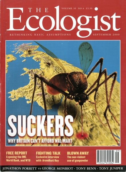 Resurgence & Ecologist – Ecologist, Vol 30 N 6 – Sepember 2000 Cover