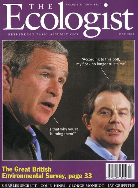 Resurgence & Ecologist – Ecologist, Vol 31 N 4 – May 2001 Cover
