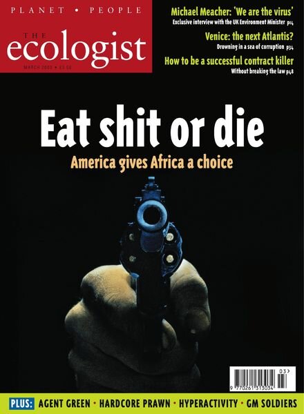 Resurgence & Ecologist – Ecologist, Vol 33 N 2 – March 2003 Cover