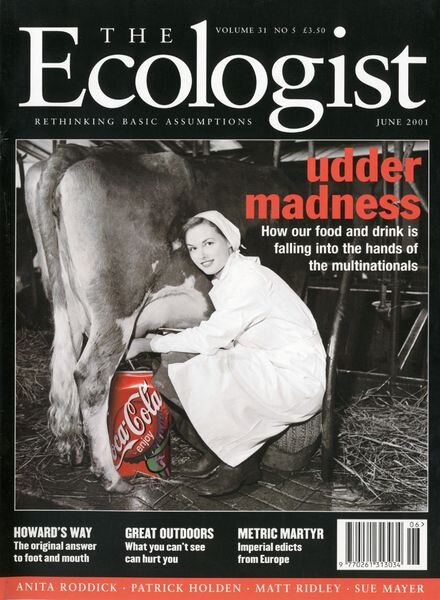 Resurgence & Ecologist – Ecologist, Vol 31 N 5 – June 2001 Cover