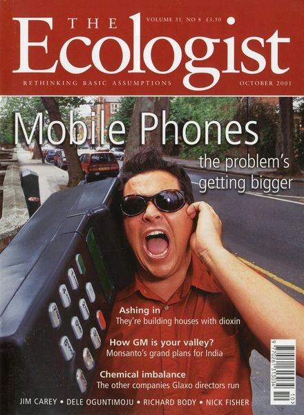 Resurgence & Ecologist – Ecologist, Vol 31 N 8 – October 2001 Cover