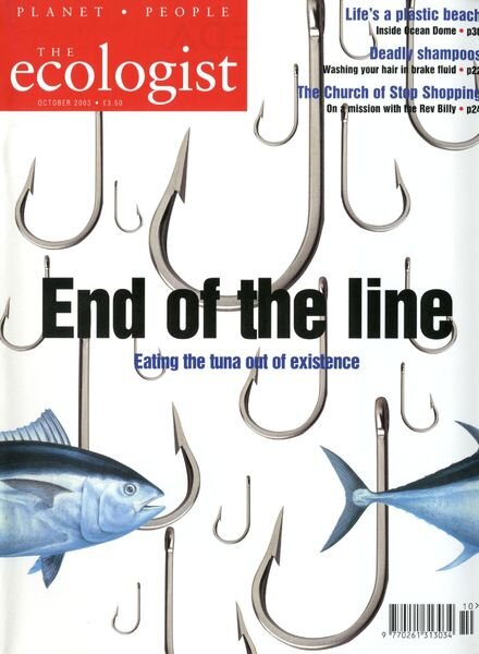 Resurgence & Ecologist – Ecologist, Vol 33 N 8 – October 2003 Cover