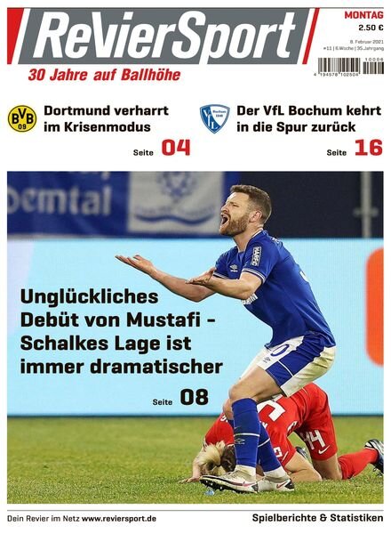 RevierSport – 08 Februar 2021 Cover