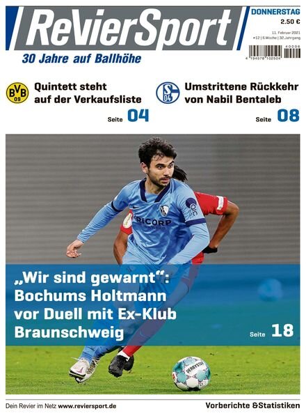 RevierSport – 11 Februar 2021 Cover