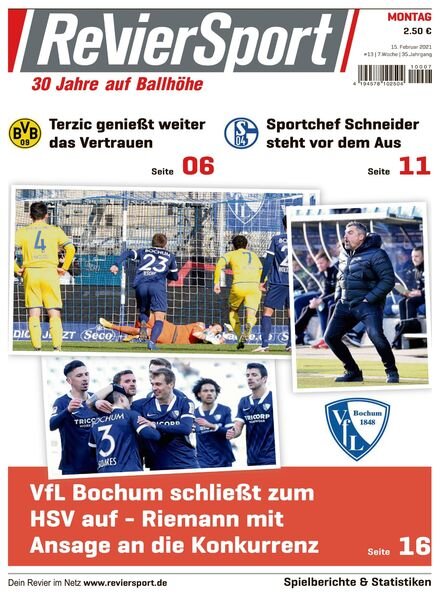 RevierSport – 15 Februar 2021 Cover