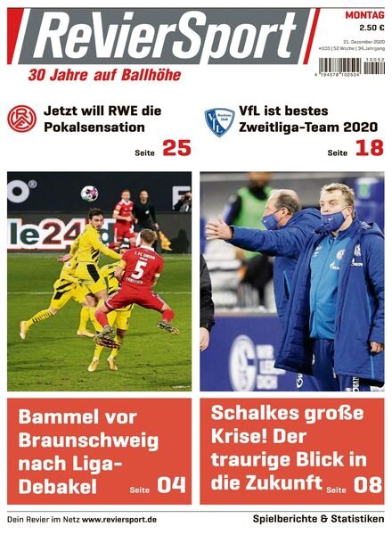 RevierSport – 21 Dezember 2020 Cover