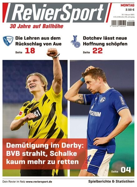 RevierSport – 22 Februar 2021 Cover