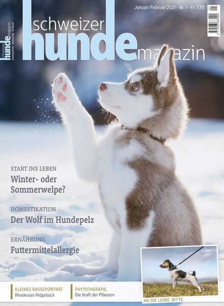 Schweizer Hunde Magazin – 07 Januar 2021 Cover