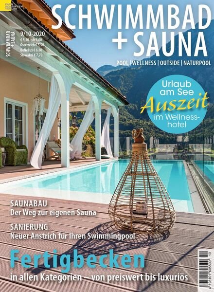 Schwimmbad + Sauna – September-Oktober 2020 Cover