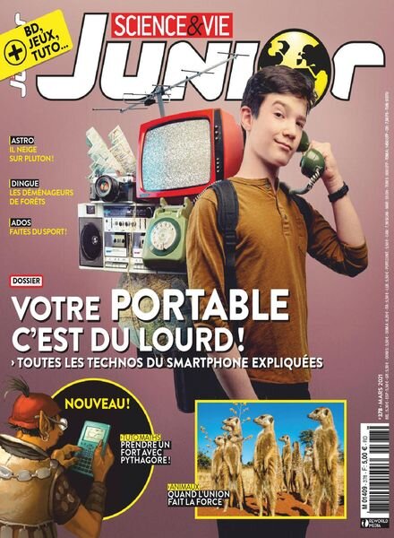 Science & Vie Junior – mars 2021 Cover