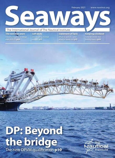 Seaways – February 2021 Cover