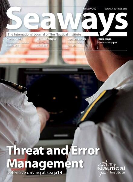 Seaways – January 2021 Cover