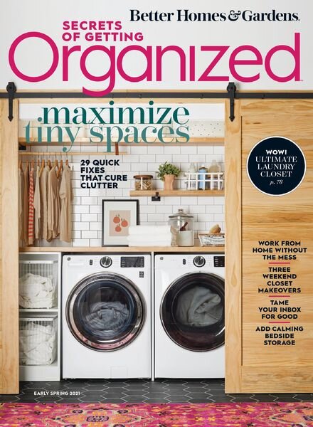 Secrets of Getting Organized – December 2020 Cover