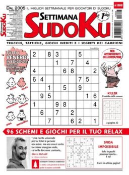 Settimana Sudoku – 08 febbraio 2021