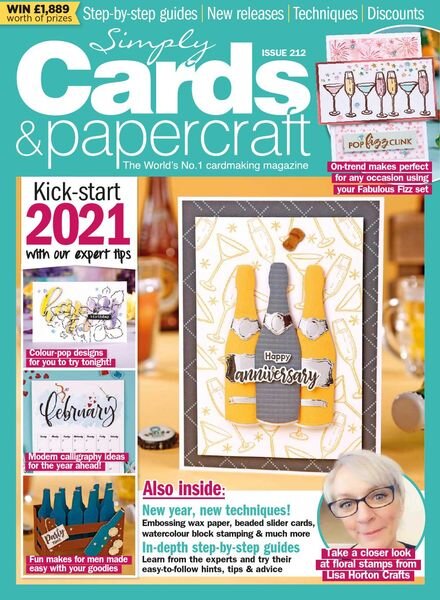 Simply Cards & Papercraft – Issue 212 – December 2020 Cover
