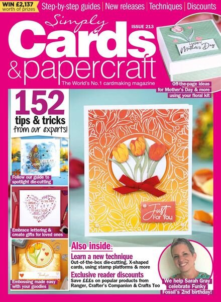 Simply Cards & Papercraft – Issue 213 – January 2021 Cover