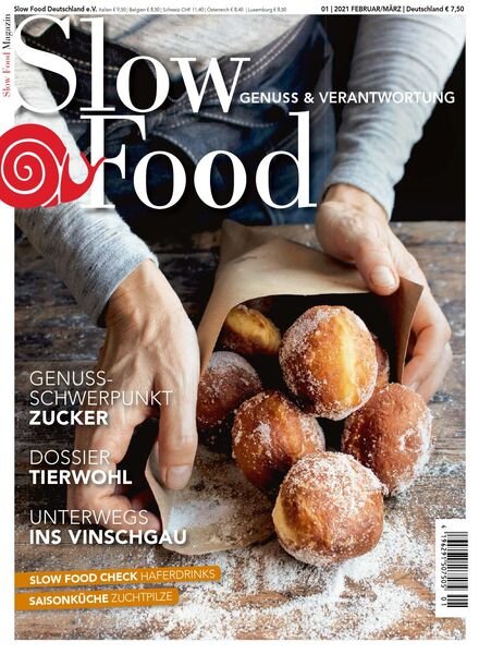 Slow Food Magazin – Februar-Marz 2021 Cover