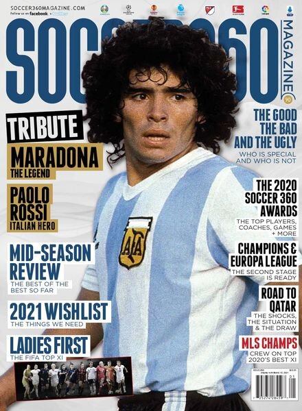 Soccer 360 – Issue 90 – January-February 2021 Cover