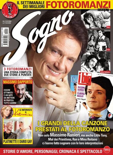 Sogno – 11 dicembre 2020 Cover