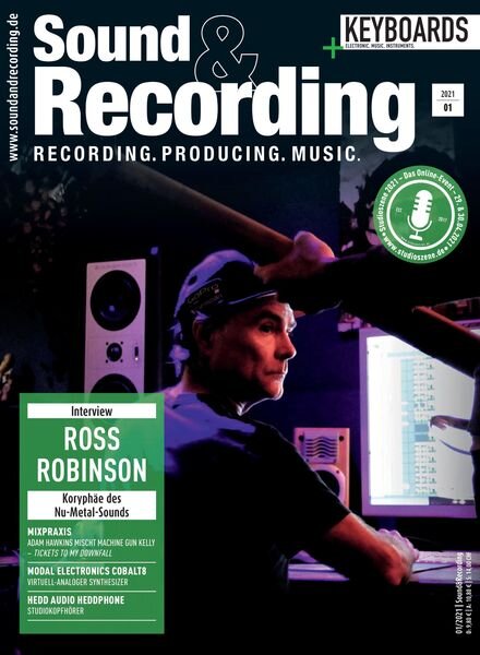 Sound & Recording – 05 Februar 2021 Cover
