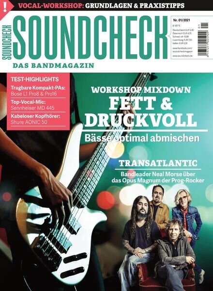SOUNDCHECK – 25 Januar 2021 Cover
