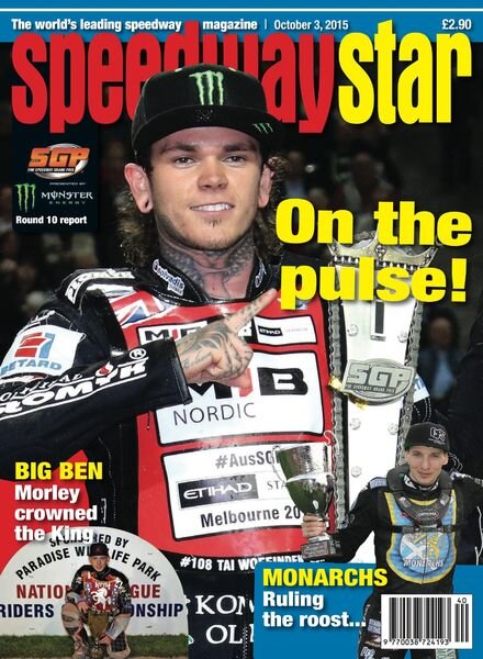 Speedway Star – October 3, 2015 Cover