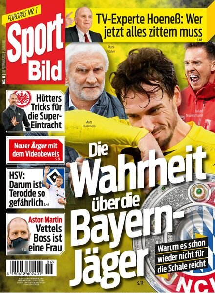 SPORT BILD – 10 Februar 2021 Cover