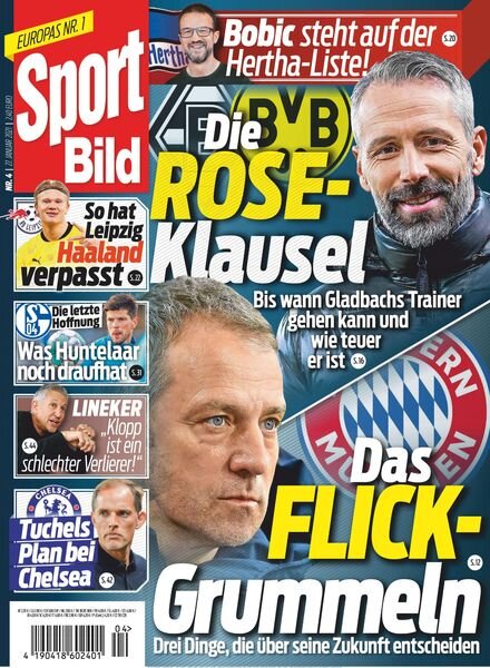 SPORT BILD – 27 Januar 2021 Cover