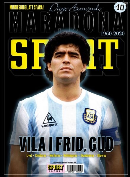 Sportbiblar – 05 december 2020 Cover