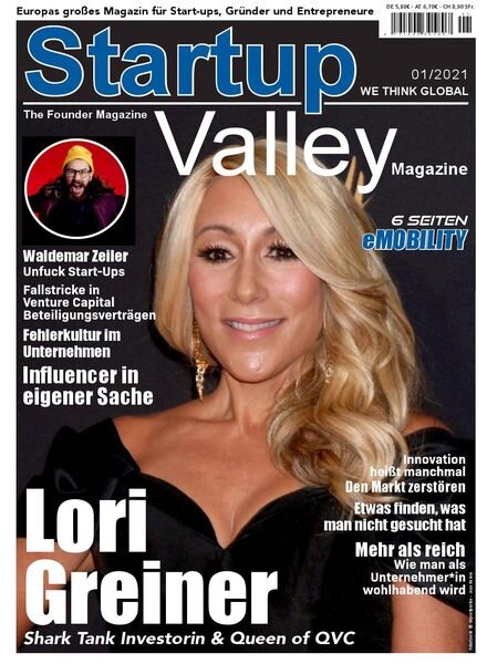 Startup Valley – Nr.1 2021 Cover