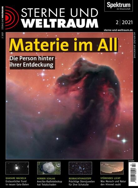 Sterne und Weltraum – Februar 2021 Cover