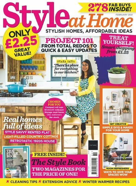 Style at Home UK – February 2021 Cover
